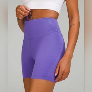 Lululemon Base Pace High-Rise Short 6" *Charged Indigo Purple Size 12